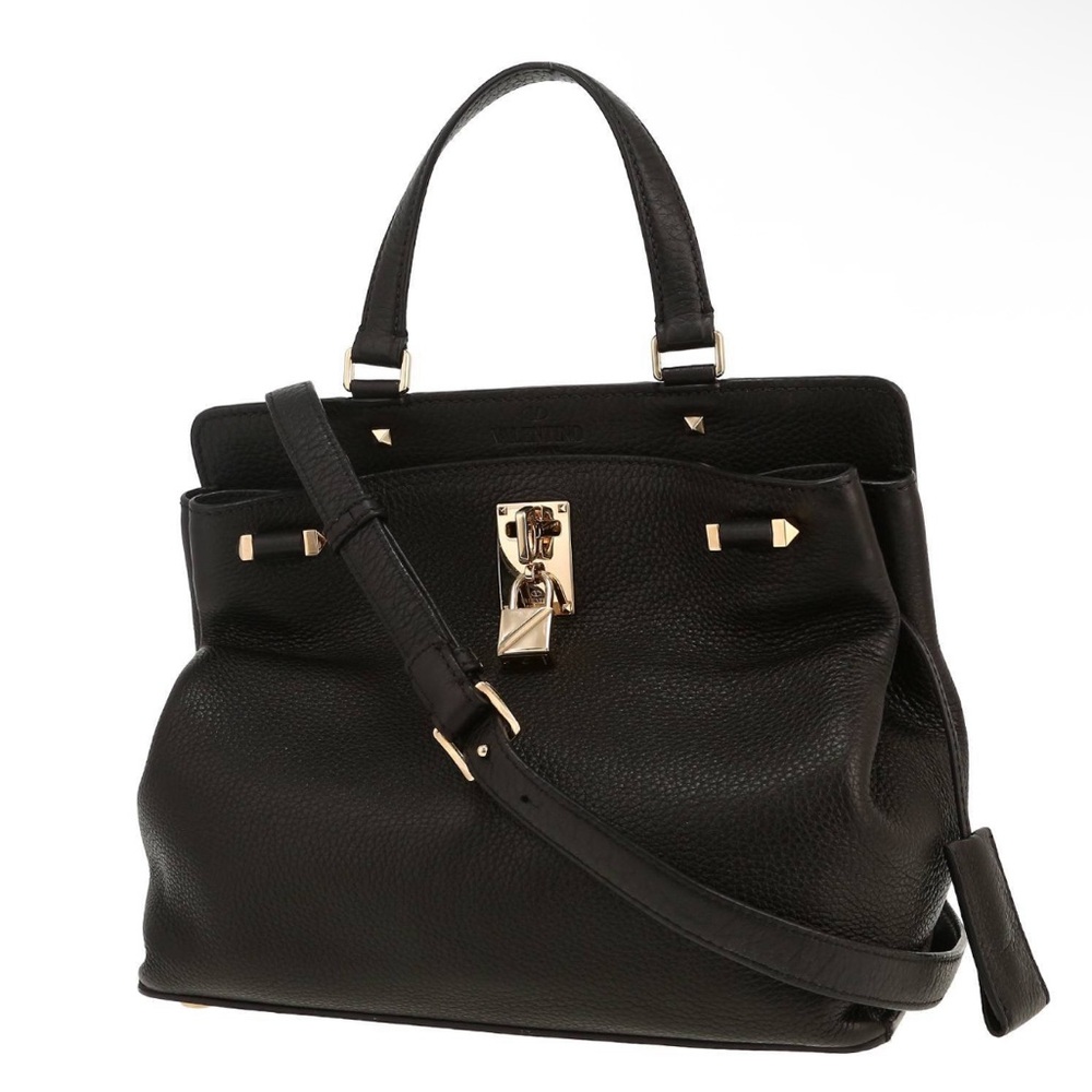 Garavani Valentino Joy Stick Leather Black Handbag 😍 💯% Authentic!!